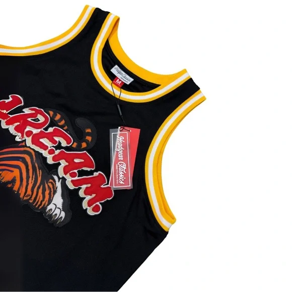 Wu-Tang Clan CREAM Tiger Jersey Tank Top Streetwear M–L - Picture 3 of 6